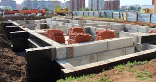 Фундаменты промышленных зданий в Шарыпово цена от 24800 руб. - заказать строительство фундамента промздания под стальные колонны